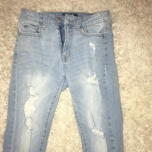 High rise jeans
